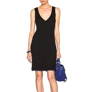 Rag & Bone Yasmine Ribbed V-Neck Tank Dress